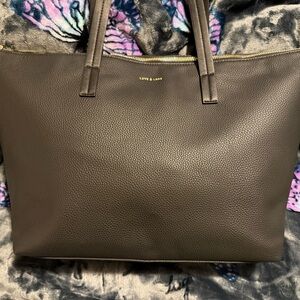 Love & Lore Black VL Tote Bag NWOT